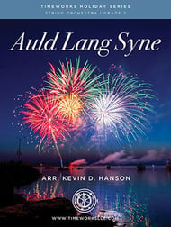 Auld Lang Syne Orchestra sheet music cover Thumbnail